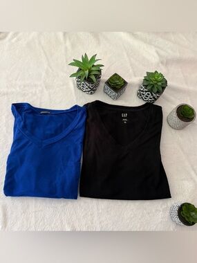 Miholl Royal Blue & Gap Black Tops Size XL